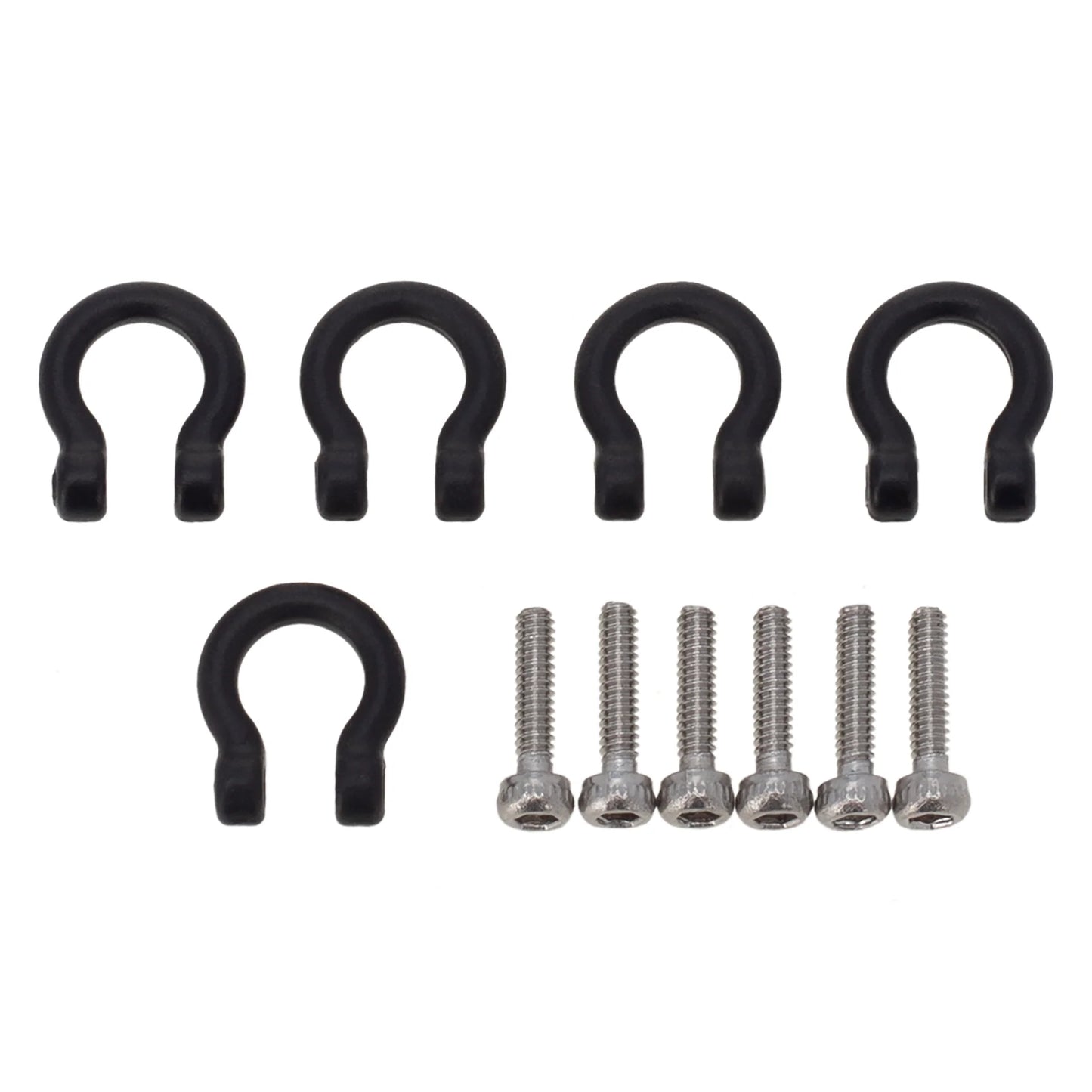 MEUS Racing 1/18 1/24 Simulation U-shaped shackle trailer hook, metal trailer hook, suitable for SCX24 TRX4M FCX24 and other models