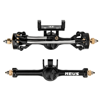 MEUS Racing TRX4M Metal V2 Isokinetic Front & Rear axles with Adjustable Servo Mount for 1/18 TRX4M RC Crawler