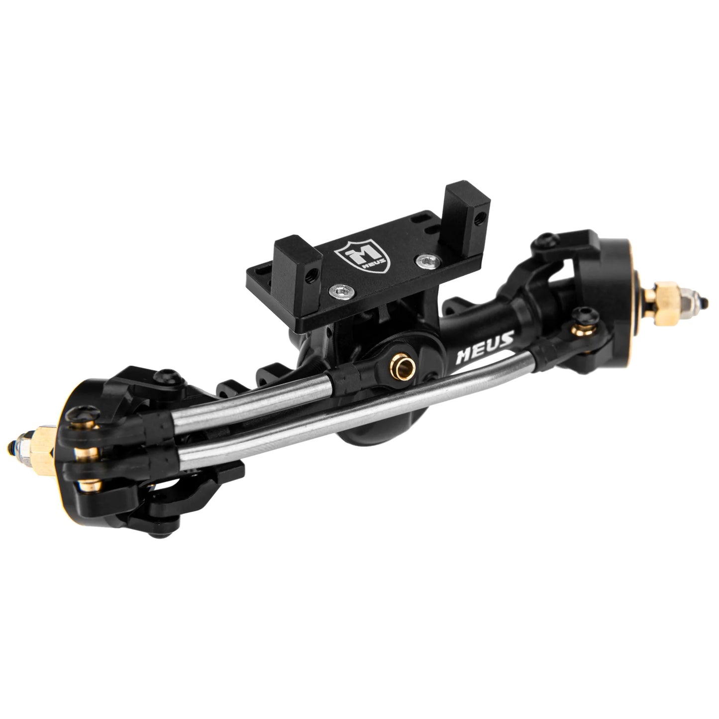 MEUS Racing TRX4M Metal V2 Isokinetic Front & Rear axles with Adjustable Servo Mount for 1/18 TRX4M RC Crawler
