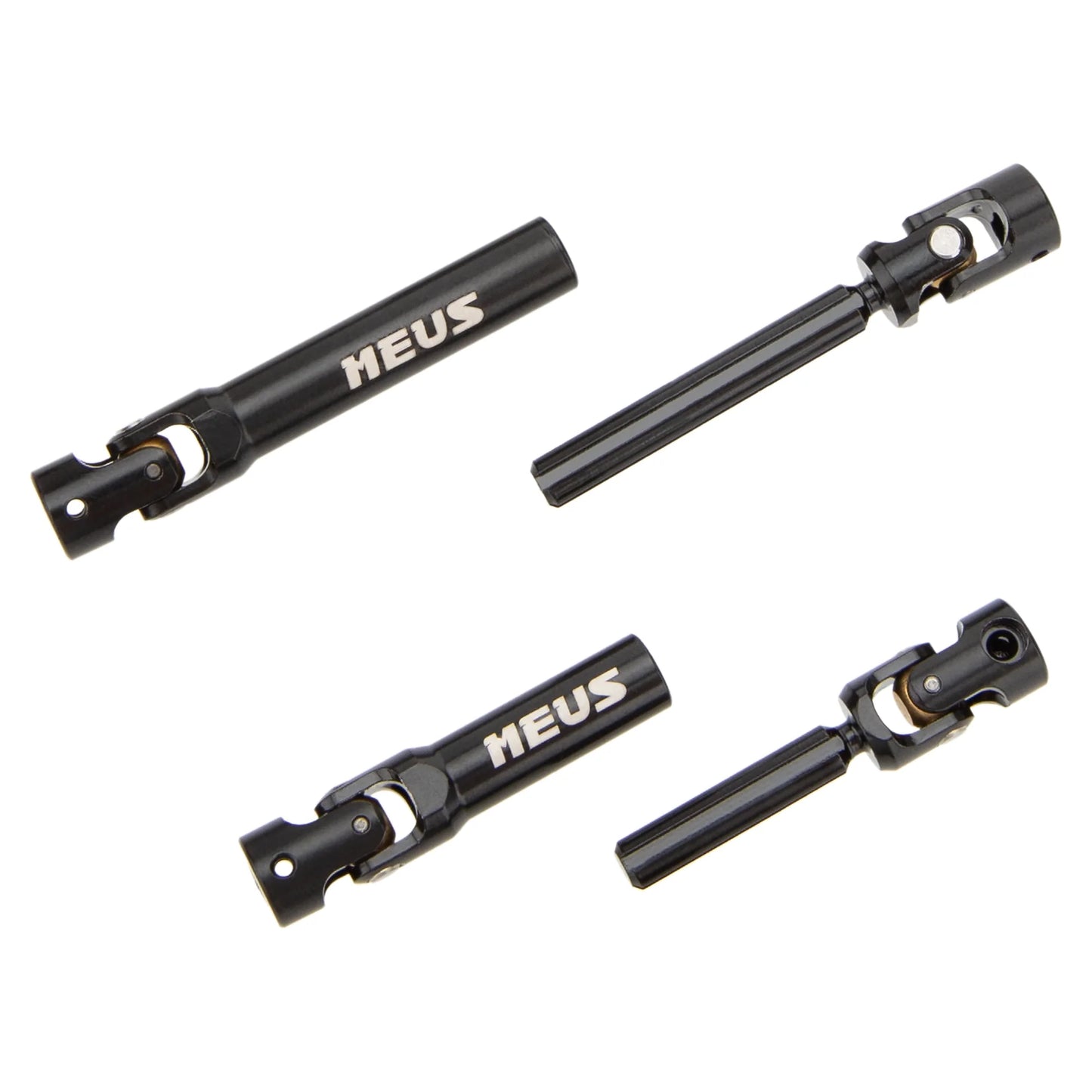 SCX24-01-KY2405 MEUS Racing Stainless Steel Drive Shaft With D-Shape-Hole for Axial 1/24 SCX24 C10 Bronco JLU