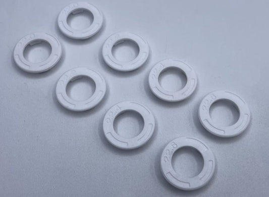 RX608W Reflex Racing Speed Dish Side Wall Plate Set (22.40,22.60,22.80,23.00) - White
