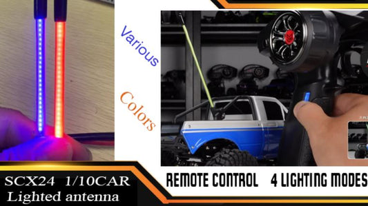 HRC Scale Light Tube (Purple) (150mm) for 1/10-1/6 crawlers - HRCWL150PUR