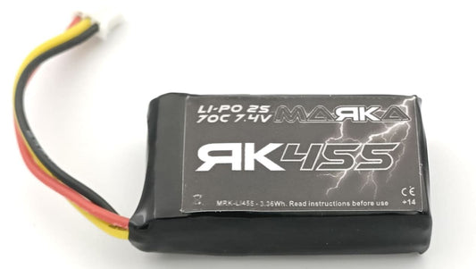 Marka Racing Lipo 2S 7.4V 455mAh 70C Battery