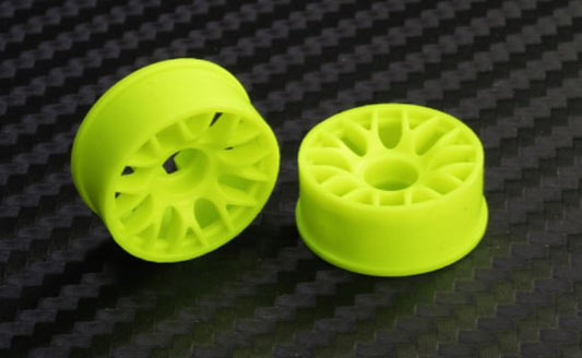 288YF0 PN Racing Mini-Z 2WD Machine Cut BBS Front Wheel F0 Yellow