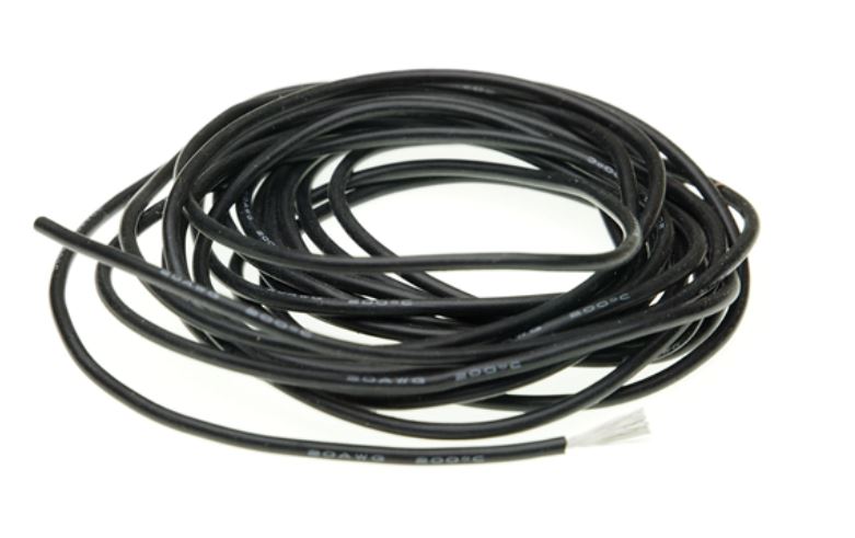 700258 PN Racing Mini-Z 20AWG Silicon Wire Black 3 Meter