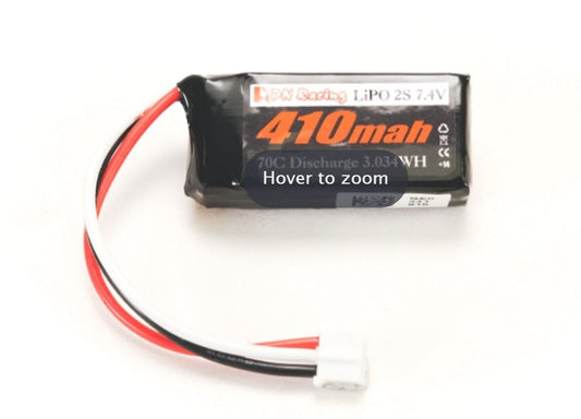 733410 PN Racing V4 Lipo 2S 7.4V 410 mah 70C Battery