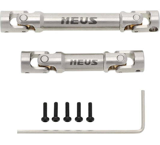 MEUS Racing TRX4M Stainless Steel Drive Shafts For TRX4M Defender Bronco 1/18 RC Crawler