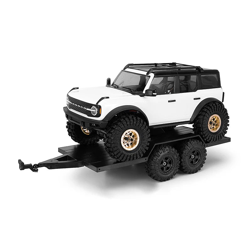 AX-TC09 INJORA Utility Plastic Trailer with Hitch for 1/18 RC Crawler