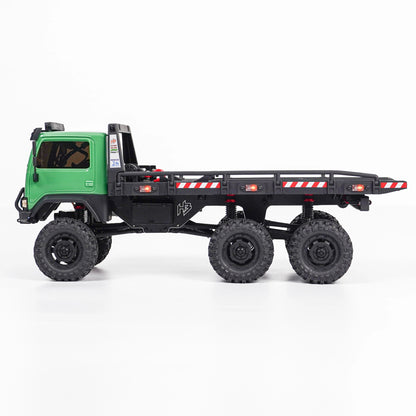HobbyPlus CR18P Arktos 6X6 - V1.5 RTR 1/18 Micro Rock Crawler Flatbed Hauler (Green) w/2.4GHz Radio, Battery & Charger