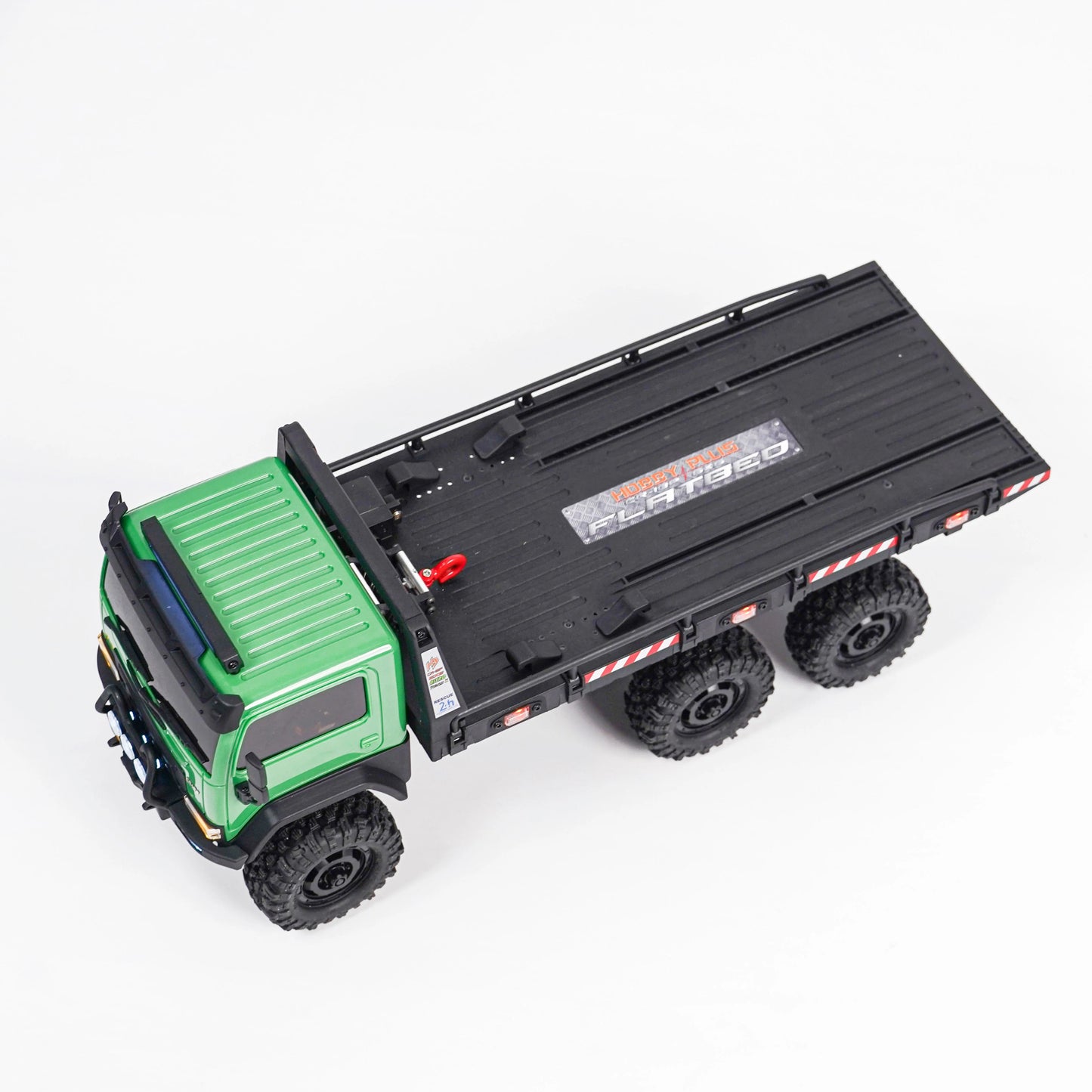 HobbyPlus CR18P Arktos 6X6 - V1.5 RTR 1/18 Micro Rock Crawler Flatbed Hauler (Green) w/2.4GHz Radio, Battery & Charger
