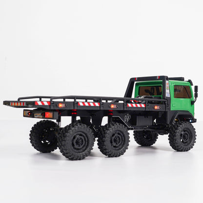 HobbyPlus CR18P Arktos 6X6 - V1.5 RTR 1/18 Micro Rock Crawler Flatbed Hauler (Green) w/2.4GHz Radio, Battery & Charger
