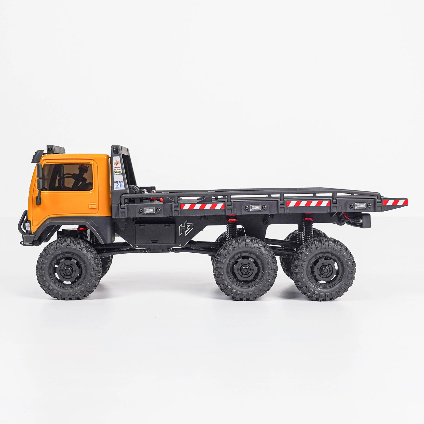 HobbyPlus CR18P Arktos 6X6 - V1.5 RTR 1/18 Micro Rock Crawler Flatbed Hauler (Sand - Tan) w/2.4GHz Radio, Battery & Charger