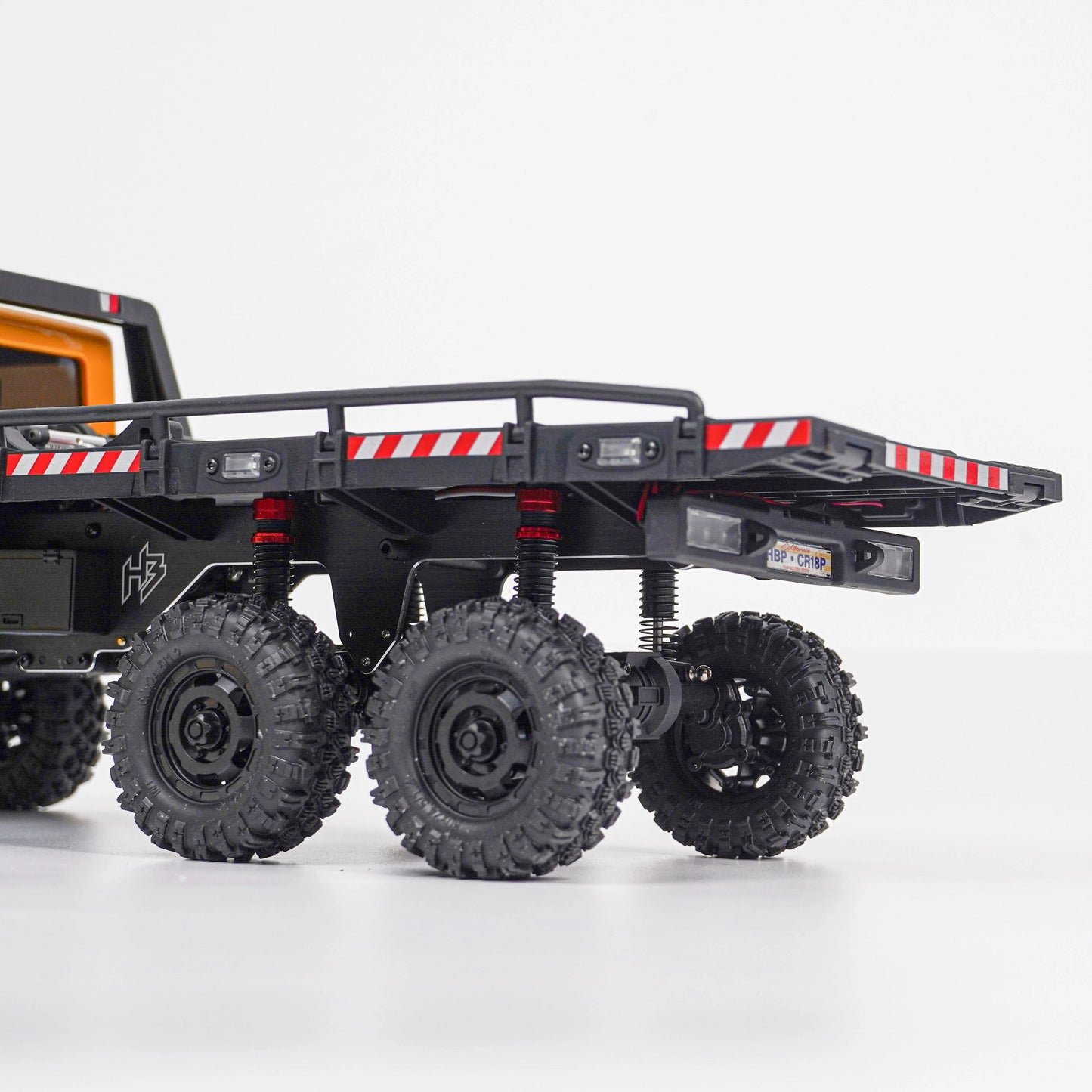 HobbyPlus CR18P Arktos 6X6 - V1.5 RTR 1/18 Micro Rock Crawler Flatbed Hauler (Sand - Tan) w/2.4GHz Radio, Battery & Charger
