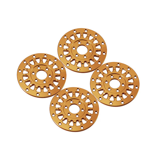 MW-F1304GD INJORA 1.3" ModuWheel 'Face' for 1.3" ModuWheel 1/18-1/24 RC Crawlers - GOLD