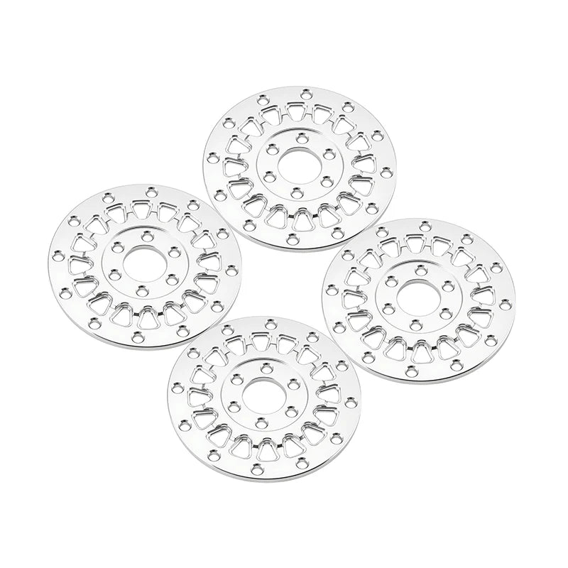 MW-F1304SR INJORA 1.3" ModuWheel 'Face' for 1.3" ModuWheel 1/18-1/24 RC Crawlers - SILVER