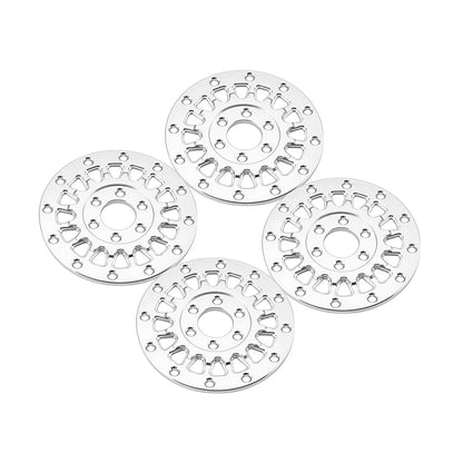 MW-F1304SR INJORA 1.3" ModuWheel 'Face' for 1.3" ModuWheel 1/18-1/24 RC Crawlers - SILVER