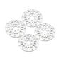 MW-F1304SR INJORA 1.3" ModuWheel 'Face' for 1.3" ModuWheel 1/18-1/24 RC Crawlers - SILVER