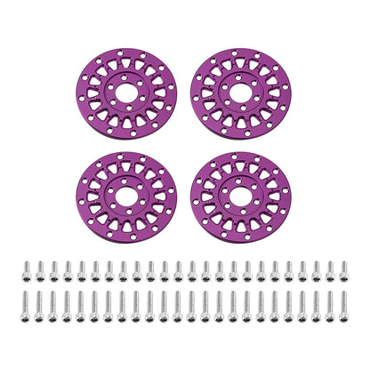 MW-F1304PU INJORA 1.3" ModuWheel 'Face' for 1.3" ModuWheel 1/18-1/24 RC Crawlers - PURPLE