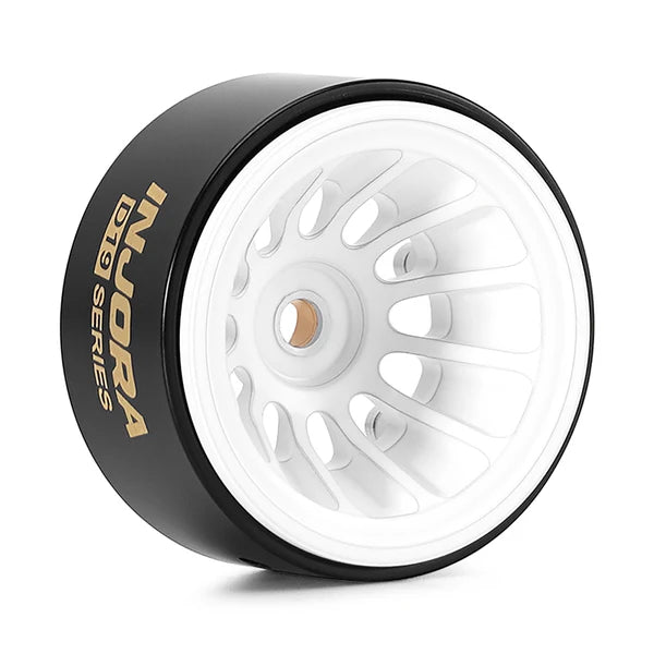 INJORA 0.7" D19 Deep Dish Brass Wheels for 1/30 SCX30 (W7015) - W7015WH-19