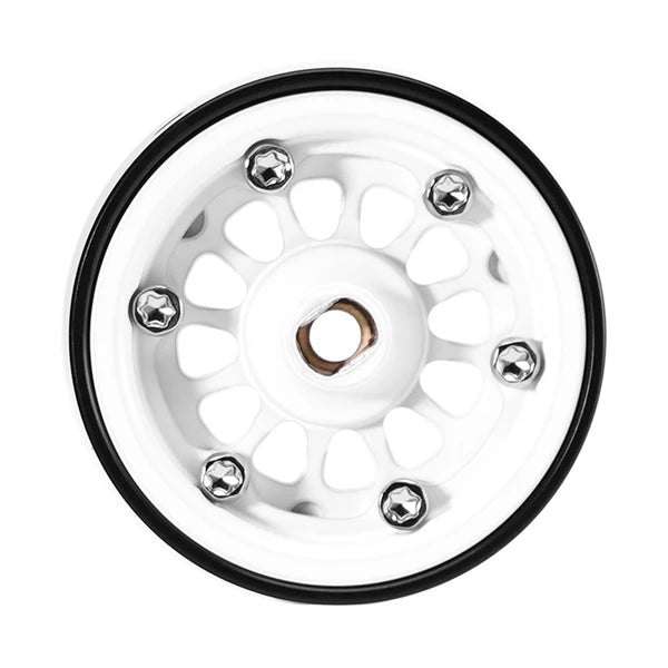 INJORA 0.7" D19 Deep Dish Brass Wheels for 1/30 SCX30 (W7015) - W7015WH-19