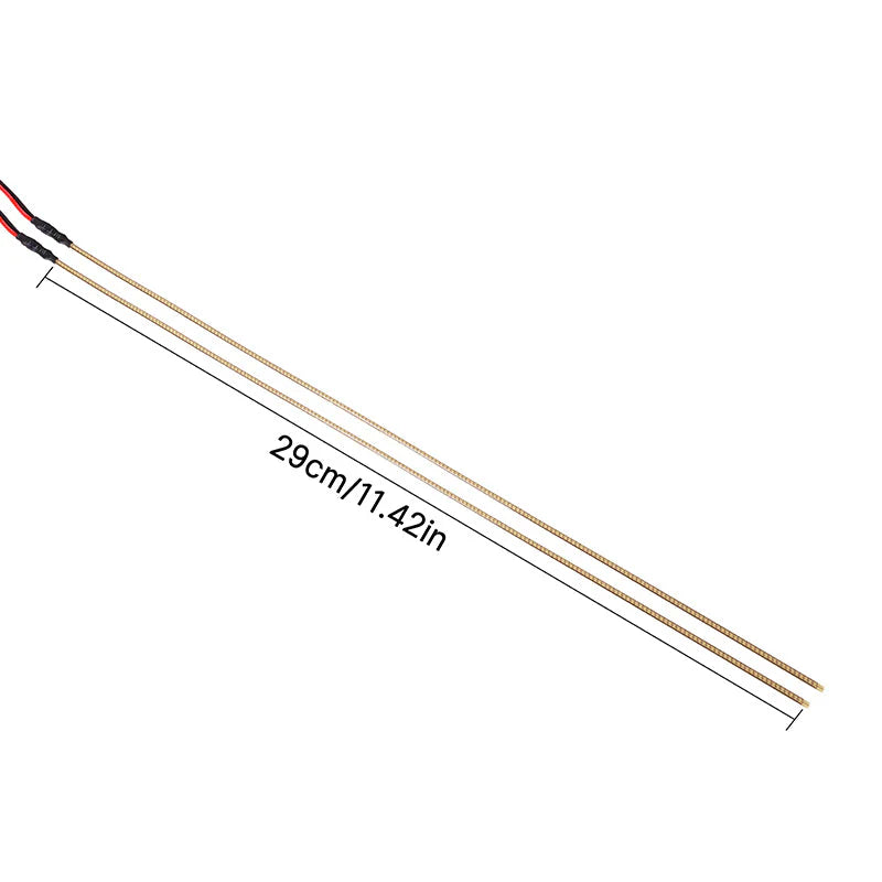 INJORA Flexible Cuttable LED Strip Lights for RC Cars (Warm White) - L42-YE