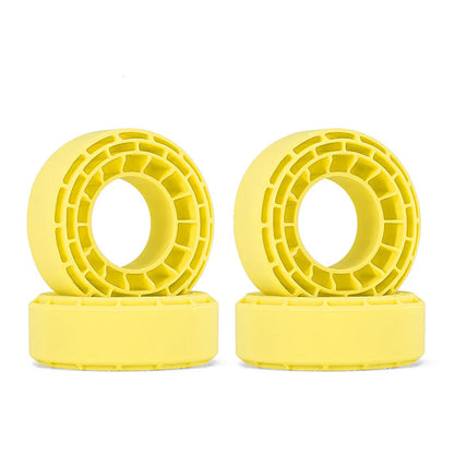 DGT-1056YE INJORA 4pcs Small Silicone Rubber Inserts for 56-58mm 1.0" Tires