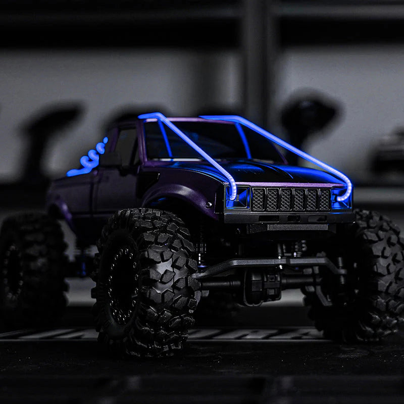 INJORA Flexible Cuttable LED Strip Lights for RC Cars (Blue) - L42-DB