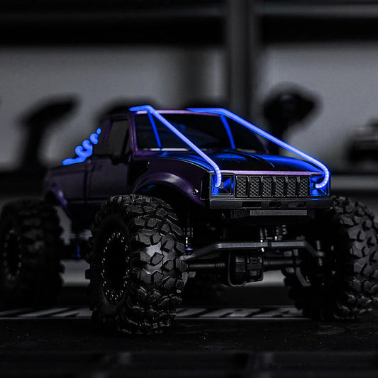 INJORA Flexible Cuttable LED Strip Lights for RC Cars (Blue) - L42-DB