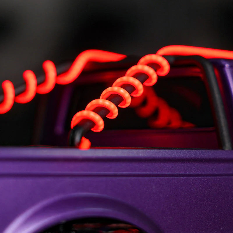 INJORA Flexible Cuttable LED Strip Lights for RC Cars (Red) - L42-RD