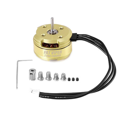 INJORA Gold Fat Viper 2204 Brushless Outrunner Motor for 1/18 TRX4M - INM17-GD