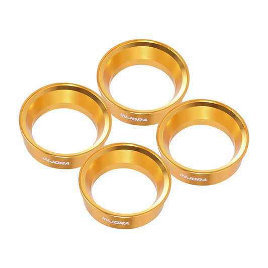 MW-B1301GD INJORA 4pcs Aluminum Wheel Barrels for 1.3" ModuWheel