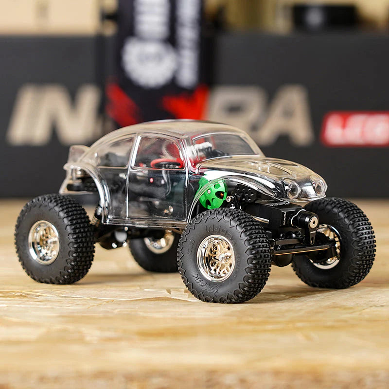 INJORA BUG30 Clear (Paintable) Body with Magnetic Mount for 1/30 SCX30 -  BUG30-CL