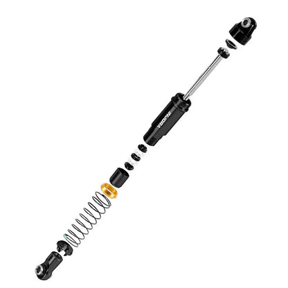 INJORA LS 59mm Aluminum Oil Shocks for 1/18 TRX4M - 4pcs Black - 4M-122BK