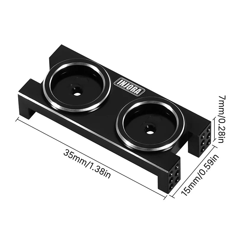 INJORA Magnetic Body Mount Invisible Body Post for 1/24 SCX24 LCG Chassis - SCX24-177