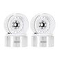 INJORA 1.9" CNC Aluminum - 10mm Offset Wheels for  1/10 Scale RC Crawler - DGW-1903WH