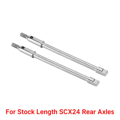 SCX24-183R INJORA Steel Dogbone Shafts for STOCK SCX24 REAR Axles