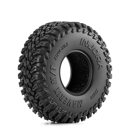 INJORA 0.7" 41*14mm MAVERIX M/T Tires for 1/30 SCX30 (4) - T7028