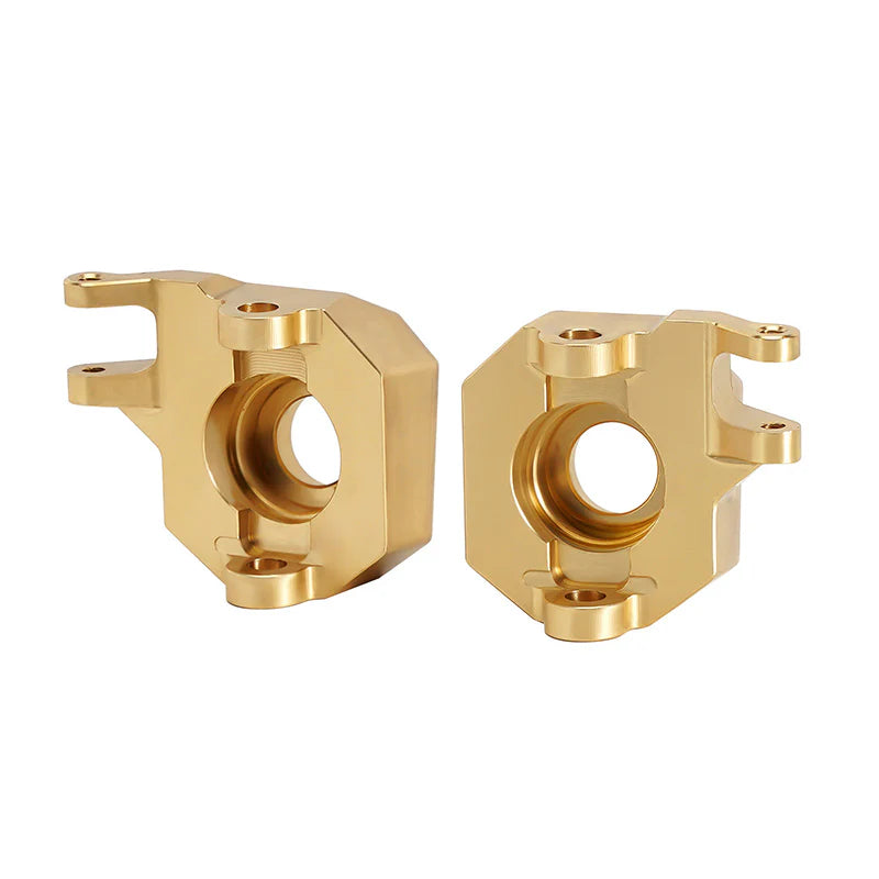 INJORA 2PCS Brass Steering Knuckles for 1/10 SCX10 III AR45 Straight Axles - SCX10-3-8