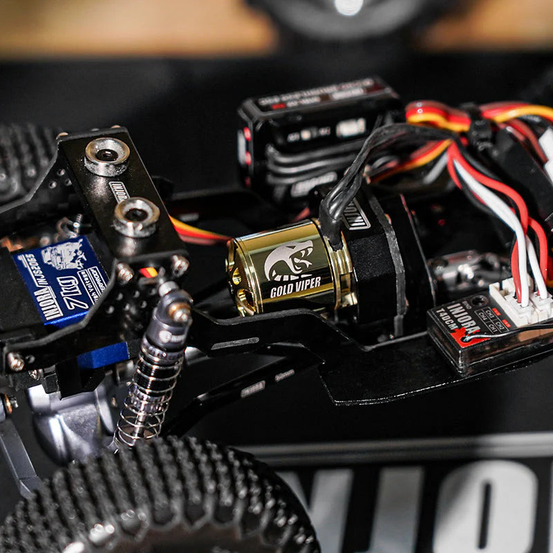 INJORA Gold Viper 1721 Brushless Motor 2800KV for 1/24 SCX24 - INM19-SCX24-GD