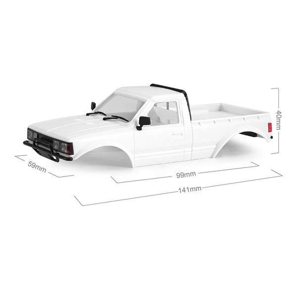INJORA Pickup Hard Body for 1/30 Axial SCX30, 99mm Wheelbase -  IR80-30WH
