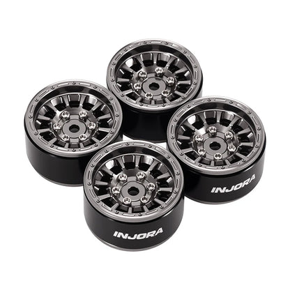INJORA 1.0” Aluminum Beadlock Wheels (W1056) - DGW-1056GL
