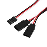 INJORA Magnetic Snap-on JR 1-to-2 Y Cable for RC Models - WIRE11-27