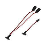 INJORA Magnetic Snap-on JR 1-to-2 Y Cable for RC Models - WIRE11-27