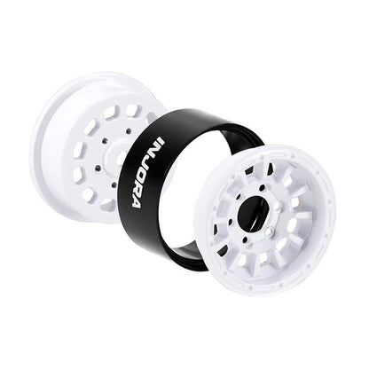INJORA 1.0” Aluminum Beadlock Wheels (W1056) - DGW-1056WH