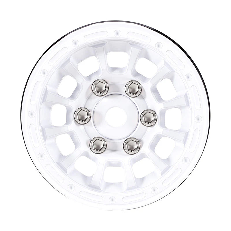 INJORA 1.0” Aluminum Beadlock Wheels (W1056) - DGW-1056WH