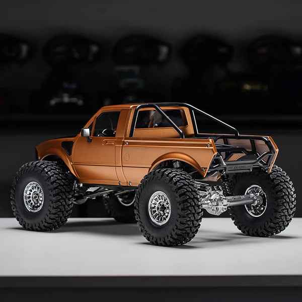 INJORA IR60-10 Hard Body with Interior & Bed Cage for 1/10 RC Crawler (Orange) - IR60-10OG