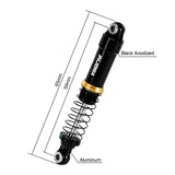 INJORA LS 59mm Aluminum Oil Shocks for 1/18 Redcat Ascent-18 HPI Venture18 - ASC18-36BK