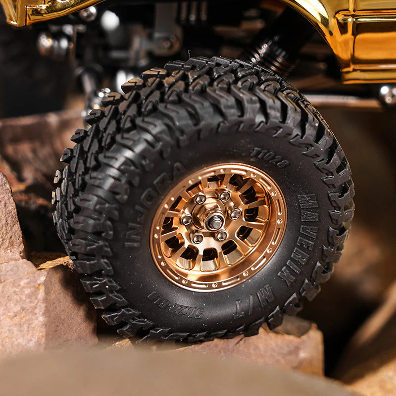 INJORA 1.0” Aluminum Beadlock Wheels (W1056) - DGW-1056GD