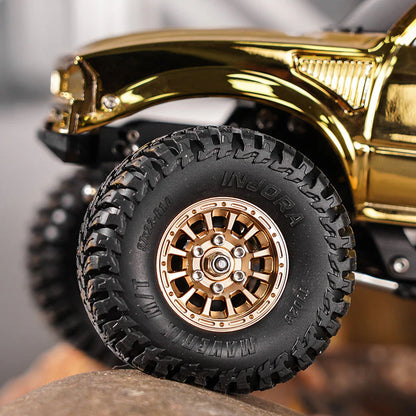 INJORA 1.0” Aluminum Beadlock Wheels (W1056) - DGW-1056GD