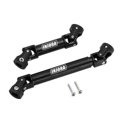 INJORA Hardened Steel Drive Shafts for 1/18 TRX4M High Trail K10 F150 - 4M-84BK
